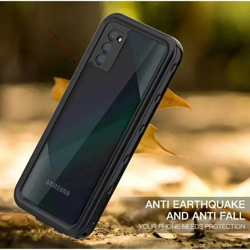 For Samsung Galaxy A02s Case Rugged Waterproof Shockproof Cover Screen Protector